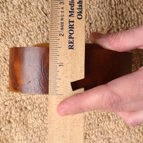 Wooden Heart Trinket Box from Corpus Christie Texas ~1980's - Picture 8 of 9